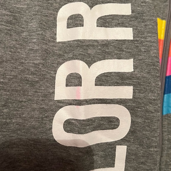 “THE COLOR RUN” plus size sip up hoodie - Picture 5 of 6